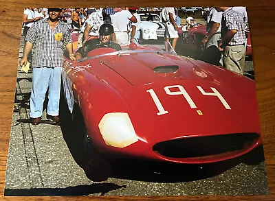 8x10 Print / Ken Miles Ferrari At Santa Barbara Sports Car Races 1956 • $4.95