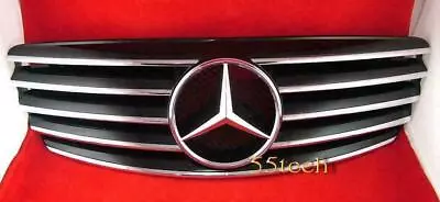 $170.99 • Buy Mercedes Benz W220 S430 S500 Grill Grille S55 Black Bumper Emblem S600 2000