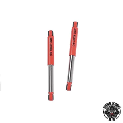 Off-Road Metal Scale Shocks 90mm Red For 1/10 1/12 RC Car Crawler / Tamiya Truck • $18.24