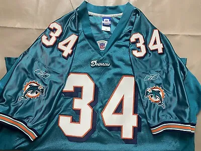 Jersey Miami Dolphins Sellout 34  Green Men's Size 56 Reebok NFL Equipment • $73.95