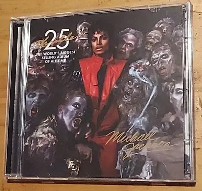 MICHAEL JACKSON Thriller CD 25th Anniversary RARE ART KING OF POP OOP UNRELEASED • $26