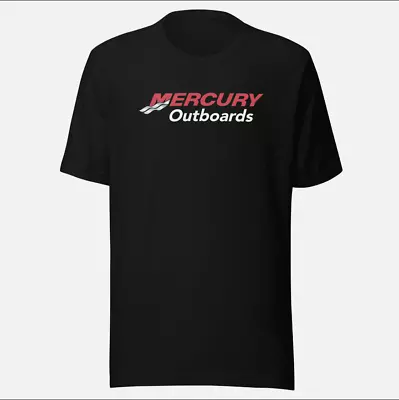 Mercury Boats Logo Outboards Unisex Tee Shirt S-5XL USA • $26.95