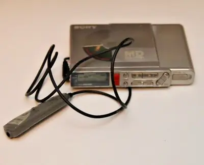 SONY MZ-R37 Minidisc Player Recorder Portable Unit W Remote Used • £79.99