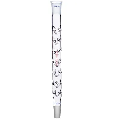 200mm24/40Vigreux Distilling ColumnBoro Glass Ground Joint Distillation Tube • $18.99