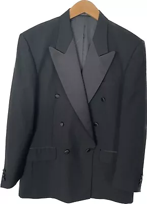 Pierre Balmain Men's 42R Tuxedo Wool Jacket Blazer Double-Breasted • $149