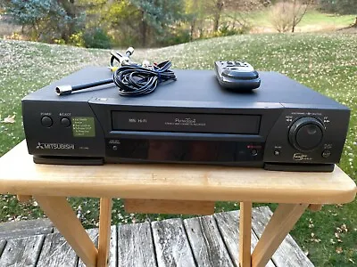 VTG MITSUBISHI HS-U580 Perfect Tape Stereo Video Cassette Recorder Tested Works • $125