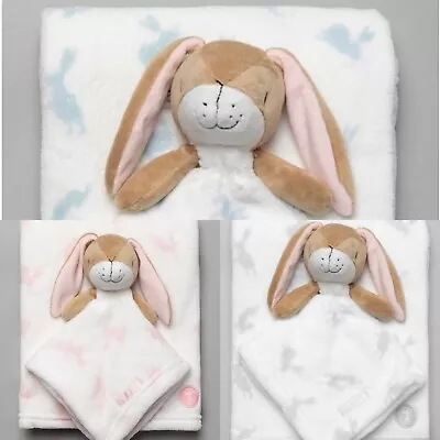 £15.99 • Buy Baby Boy Girl Personalised Blanket And Comforter Set Teddy Baby Shower Gift