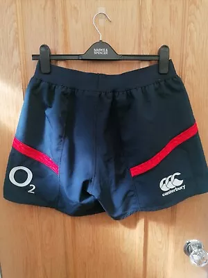 Mens England Rugby Shorts W36 - Navy Blue - 02 Canterbury • £14.99