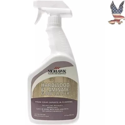 Green Hardwood & Laminate Floor Cleaner - Biodegradable - 32 Oz Spray Bottle • £40.82