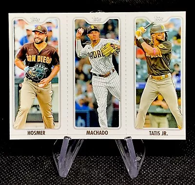 2022 Topps Opening Day Triple Play Tatis Jr./Machado/Hosmer #TPC-8A8B8C Padres • $1.50