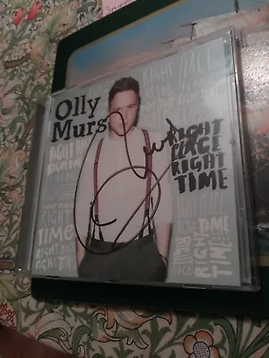 Olly Murs. Right Place Right Time. Signed Cd. Excellent Condition • £16