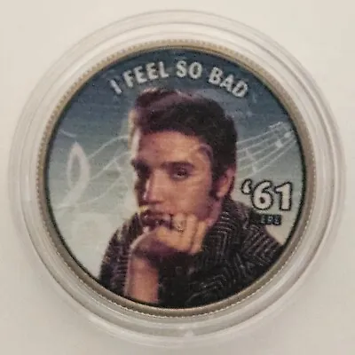 Elvis Presley Half Dollar Coin In Capsule - I Feel So Bad 1961 • $10
