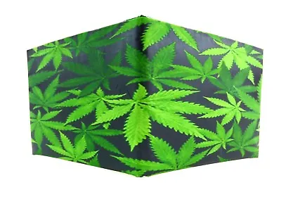 $4.75 • Buy Duct Tape Wallet With Pot Leaf Design On The Front Handmade