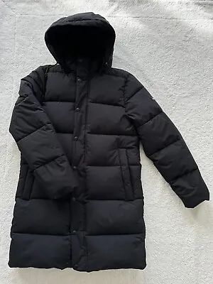 NWT Abercrombie & Fitch Mens Ultra Stretch Puffer Parka Sz S Black • $230