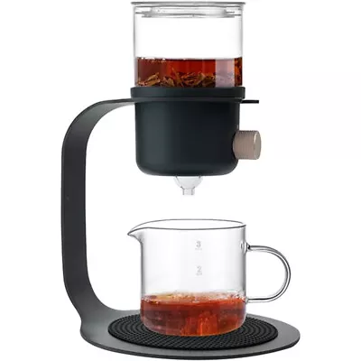 Glass Coffee Teapot Kungfu Drip With Infuser Chinese Heat Resistant Tea Pot Set • $99.99