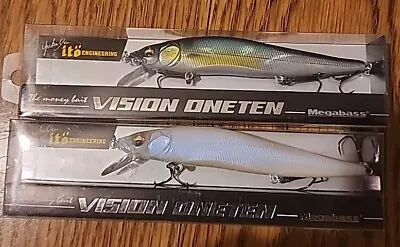 MEGABASS VISION Oneten 110  Suspending Jerkbait Lures Bass Swimbait❗️LOT Of 2❗ • $27