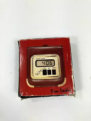 VTG Pierre Cardin Series 118 Travel Clock - With Original Box • $7