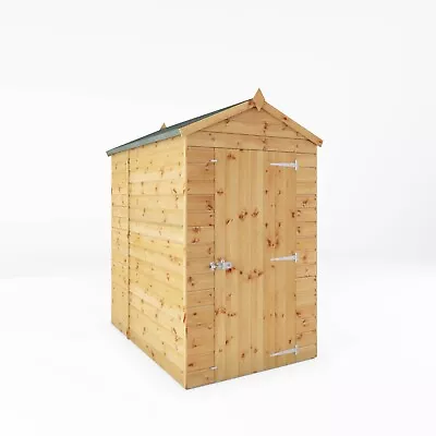 Waltons 6x4 Wooden Garden Shed Shiplap Reverse Apex Windowless Storage 6ft 4ft • £419.99