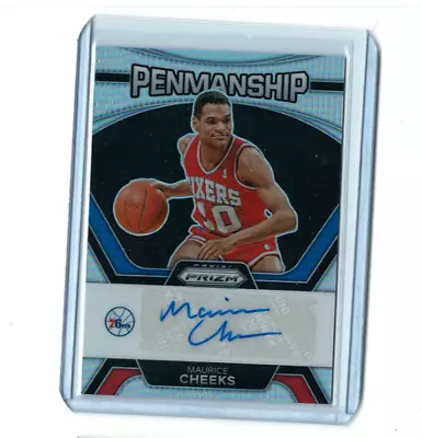 2023-24 Panini Prizm Basketball Maurice Cheeks Penmanship Auto #PNM-CHE • $5