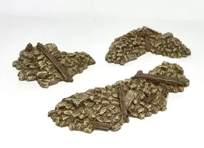 Wargame Scenery. Pack Of 6 X 20mm Rubble Sections - Wargame Terrain • £7.50