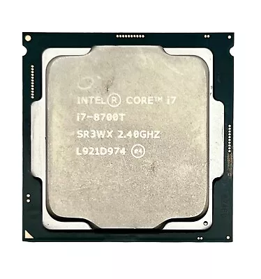 Intel Core I7-8700T 2.4GHz Six-Core CPU Processor SR3WX FCLGA1151 Socket • $118