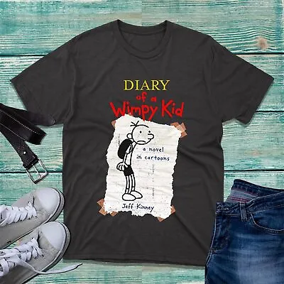 £7.99 • Buy Diary Of A Wimpy Kid World Book Day T-Shirt Comic Story A Novel In Cartoons Top