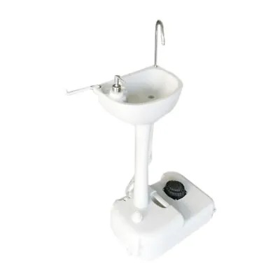 Portable Camping Sink Hand Wash Basin Stand With Towel Holder & Soap Dispense • £45