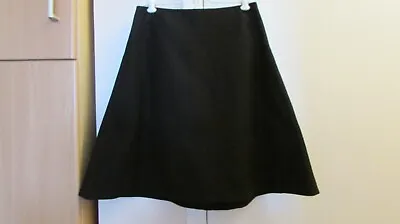 Women's ACNE STUDIOS Flared Skirt Black Zip Pockets Zip Size 36 • $35