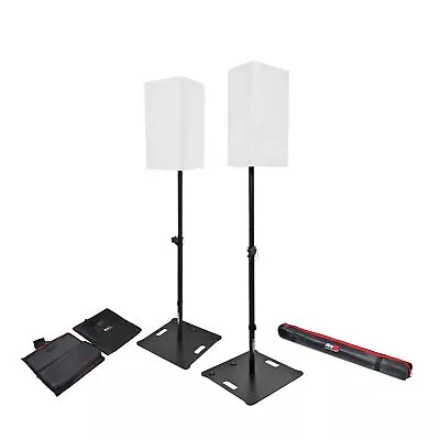 ProX X- POLARIS BL X2 Set/2 Polaris Speaker Stand In Black With Carry Bags • $319.95