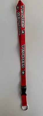 Spirit Products Georgia Buckle Empire Lanyard Key Red Black White Outline • $12.50