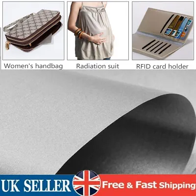 £11.88 • Buy Anti-Radiation Shielding Blanket Fabric EMF RF RFID Protection Blocking Cloth UK