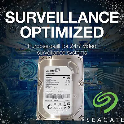 Hard Drive HDD 1 TB Seagate Internal CCTV 3.5  HDD  ST1000VM002 SATA 5900RPM UK • £22.99