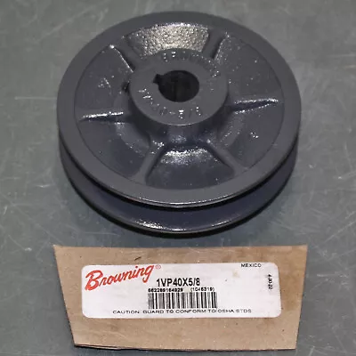 Browning Variable Pitch Sheave Pulley 1VP40X5/8 For V-Belt 3L / 4L / 5L / A / B • $34.95