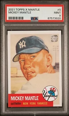 2021 Topps X: MICKEY MANTLE#5 (Special Collection) - PSA 9 • $10