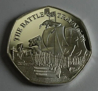 VICE ADMIRAL HORATIO NELSON & THE BATTLE OF TRAFALGAR Fine Silver Commemorative • £7.99