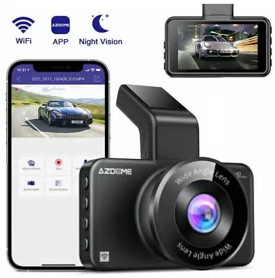 AZDOME WIFI Dash Cam 1080P FHD IR Night Car DVR Vision Video Recorder Camera • $52.99