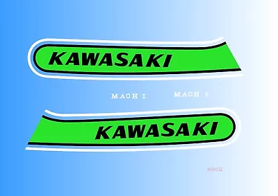 KAWASAKI S1B 250 TRIPLE DECALS Kawasaki Decals Kawasaki Triple Decals Sticker • £48