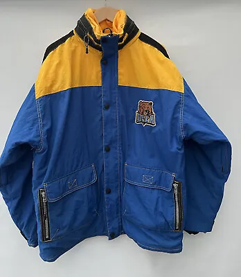 Champion Ucla Mens Vintage Hooded Jacket Size XL Coat Vintage Retro Rare • £34.99
