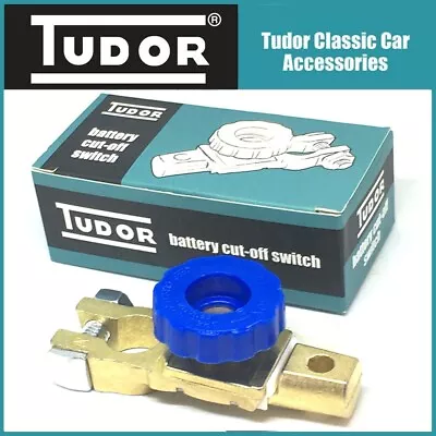 Battery Cut Off Switch 6v 12v 24v Disconnect Cut Off Isolator Switch Tudor Blue • £4.76