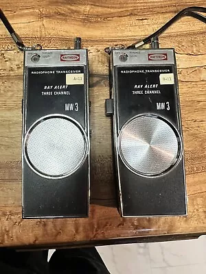 Pair Of Raytheon MW 3 Three Channel Transceiver 9v Vintage • $14.99