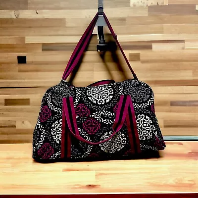 NWOT Vera Bradley Canterberry Magenta  Large Duffel Bag • $52