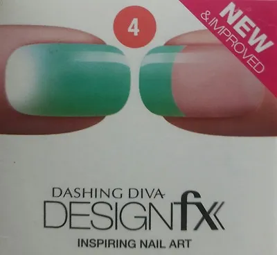 Cool Mint Dashing Diva Design Fx Nail Wraps Dashing Diva Nail Appliques Style • £12