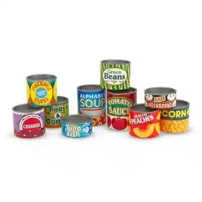 Let's Play House Cardboard Grocery Cans Removable Lids -  - Melissa & Doug • £12.95