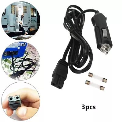 Car Cool Box Lead Cable Wire 5m 12V DC 2Pin Plug For Cooler Mini Portable Fridge • £8.57