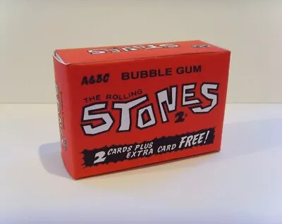 THE ROLLING STONES  - A&BC - Superb Custom Picture/ Gum Cards Display Box. • £5.99