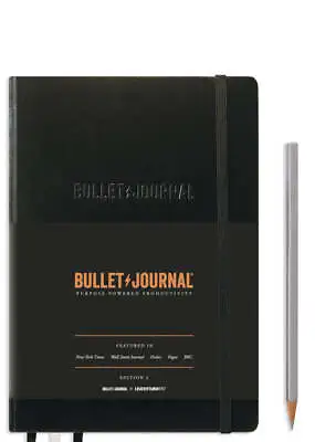 $44.95 • Buy Leuchtturm 120gsm  Bullet Journal Edition 2 -  (A5)  Black