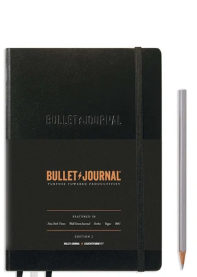 Leuchtturm 120gsm  Bullet Journal Edition 2 -  (A5)  Black • $46.95