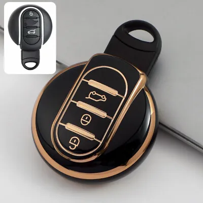 TPU Remote Key Cover Case Fob Holder Shell For Mini Cooper S F54 F56 Key Chain • $15.30