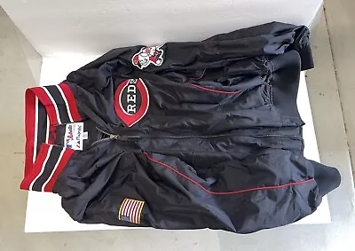 Majestic Cincinnati Reds Authentic Collection Jacket XL Extra Large Vintage • $100