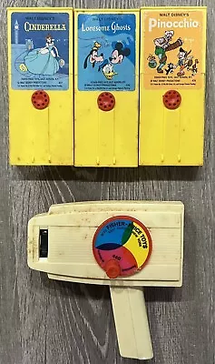 Vintage 1970s Fisher Price Movie Viewer W/ 3 Cartridges Working Cinderella • $55